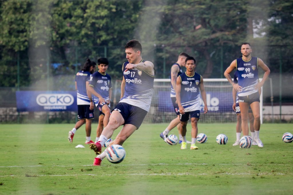 Chennaiyin-FC-players-during-training-session-ahead-of-their-2021-22-Hero-Indian-Super-League-match-against-Bengaluru-FC.