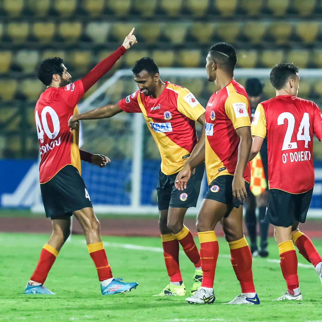 East Bengal dominate NorthEast United to spice up the Kolkata Derby and pick up the first victory of the campaign